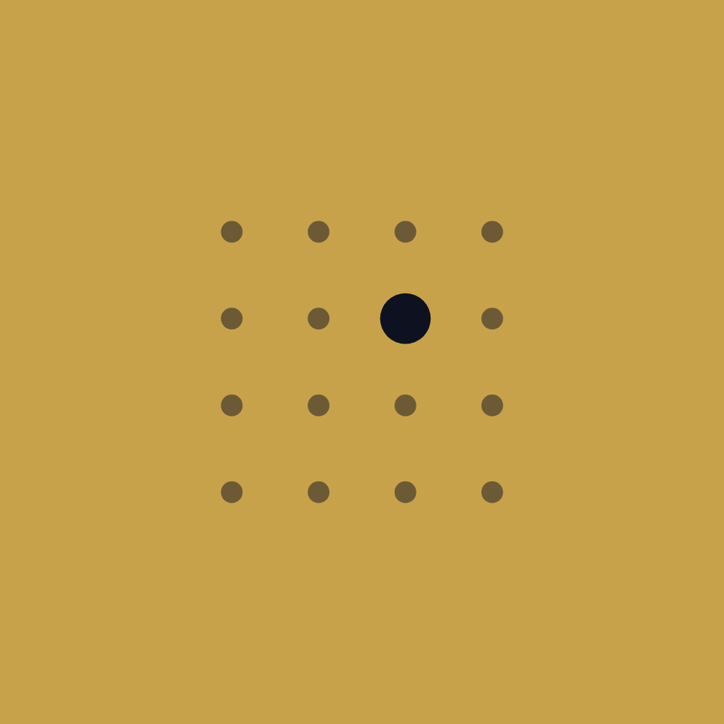 Cognisentum avatar — gold ground