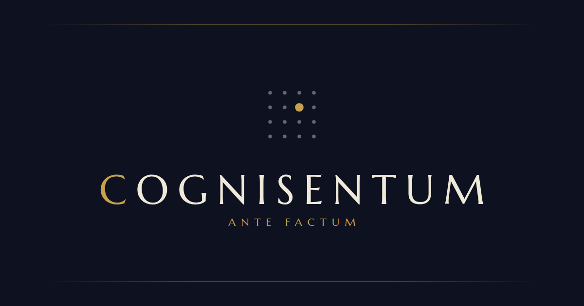 Cognisentum Open Graph image — main lockup